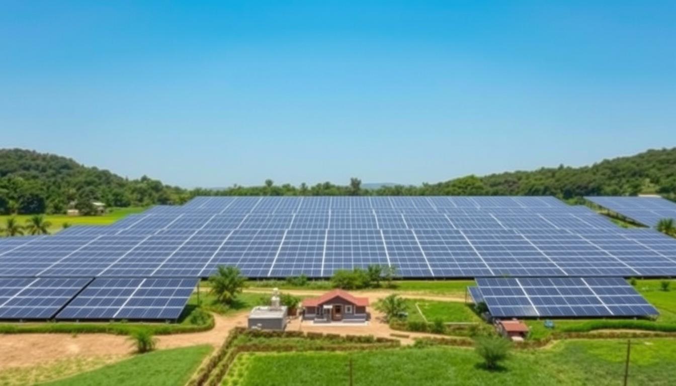 On grid solar installation in progress on a residential building